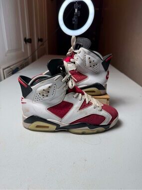 Nike Air Jordan 6 Retro OG Mid Carmine size 5.5 OG VI
White NO BOX